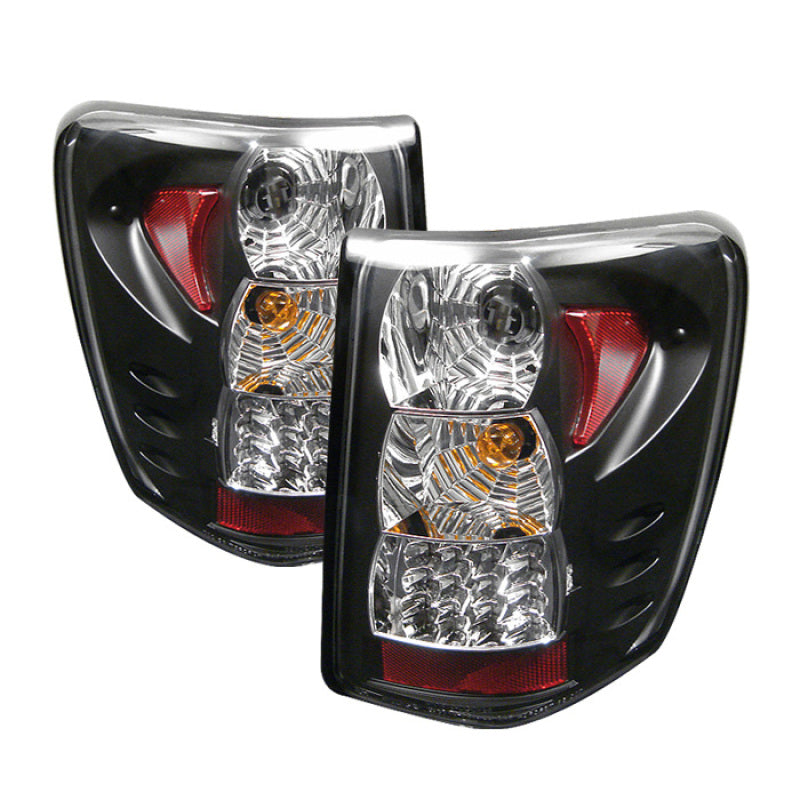 Spyder Jeep Grand Cherokee 99-04 (LED Indicator)LED Tail Lights Black ALT-YD-JGC99-LED-BK Tail Lights SPYDER