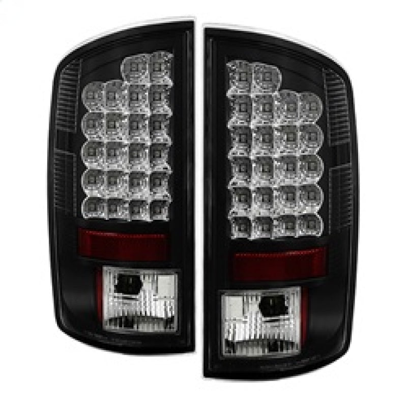 Spyder Dodge Ram 02-06 1500/Ram 2500/3500 03-06 LED Tail Light Black ALT-YD-DRAM02-LED-BK Tail Lights SPYDER