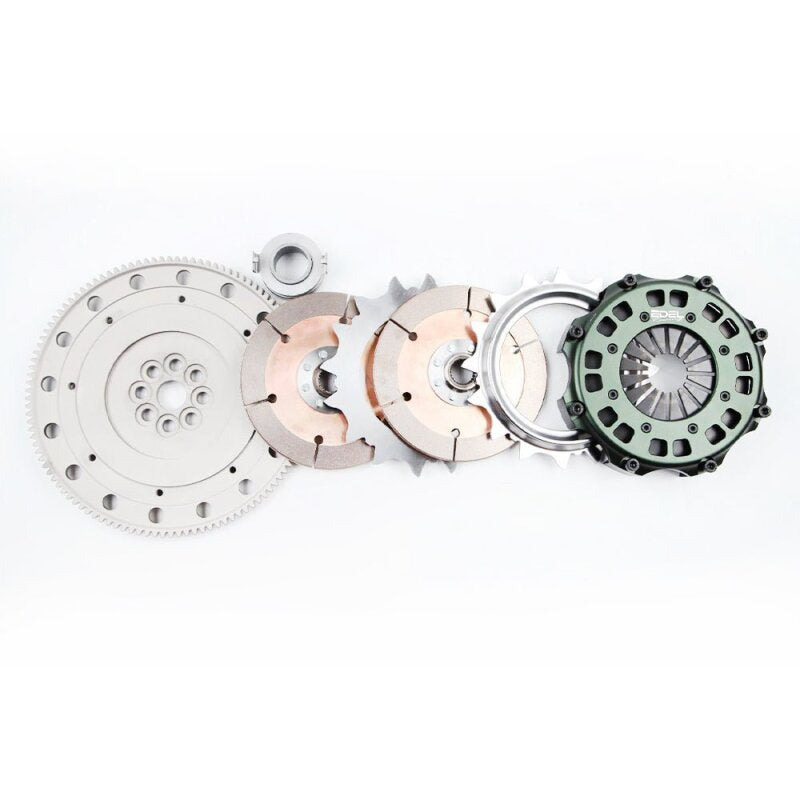 BLOX Racing Honda D-Series Twin Disc Clutch 7.25in Sprung by Edel for BLOX Racing Clutch Kits - Multi BLOX Racing