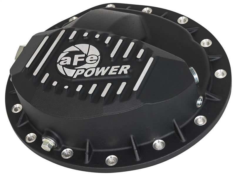 aFe Power Pro Series Rear Differential Cover Black w/ Machined Fins 99-13 GM Trucks (GM 9.5-14) Diff Covers aFe