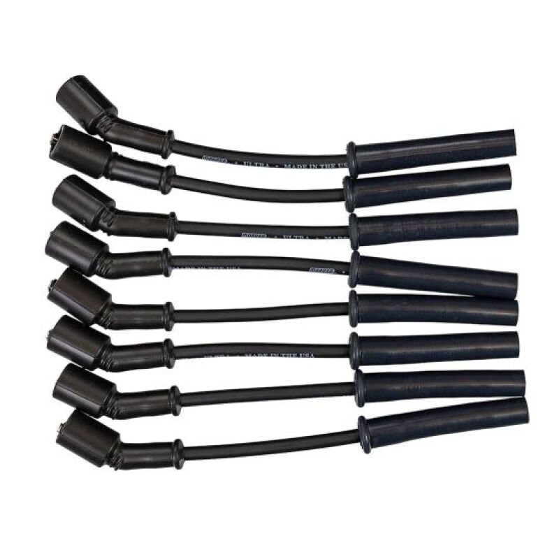 Moroso GM Gen V LT1/LT4 Ultra 350 8mm Multi-Angle Boot Ignition Spark Plug Wire Set - Black Spark Plug Wire Sets Moroso