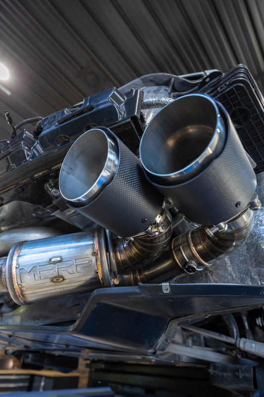 MBRP 20-24 Chevrolet Corvette C8 3in Active Cat Back Quad Split Rear Exit Exhaust w/ AFM Sims Catback MBRP