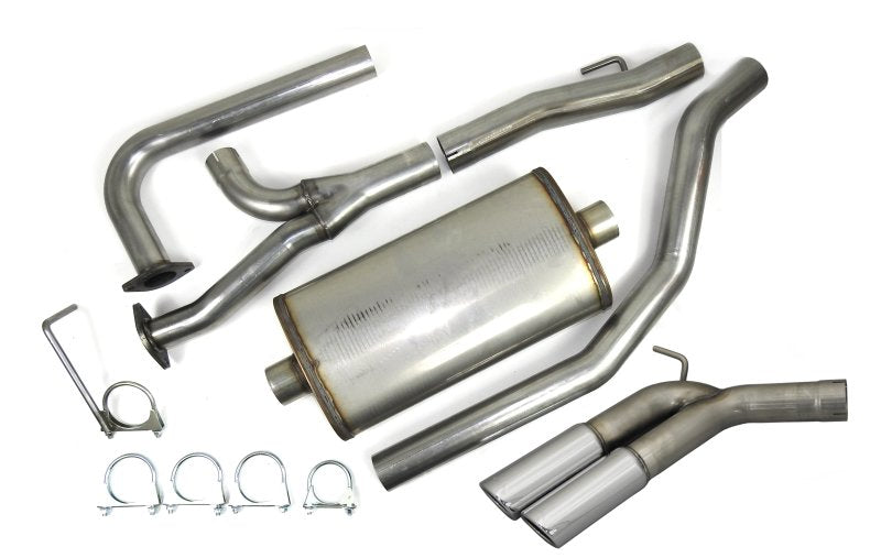 JBA 04-20 Nissan Titan 5.6L 409SS Pass Side Dual Exit Cat-Back Exhaust Catback JBA