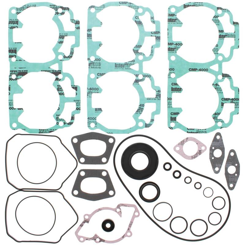 Vertex Gaskets 2001 Ski-Doo Formula 500/DLX LC Complete Gasket Kit w/ Oil Seals Engine Hardware Vertex Pistons