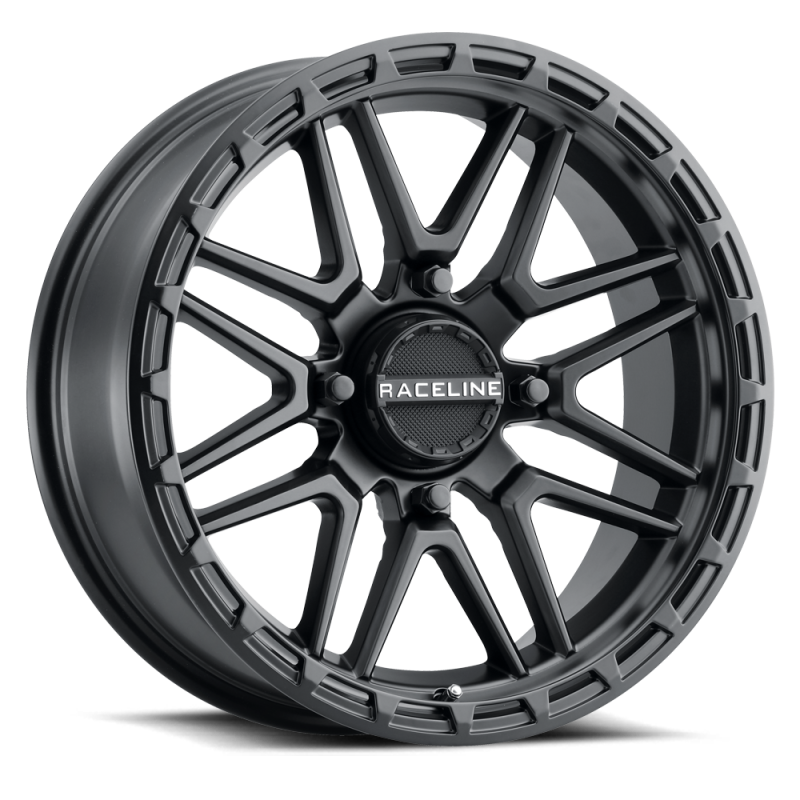 Raceline A11B Krank-XL 20x7in / 4x156 BP / 0mm Offset / 132.5mm Bore - Satin Black Wheel Wheels - Cast Raceline