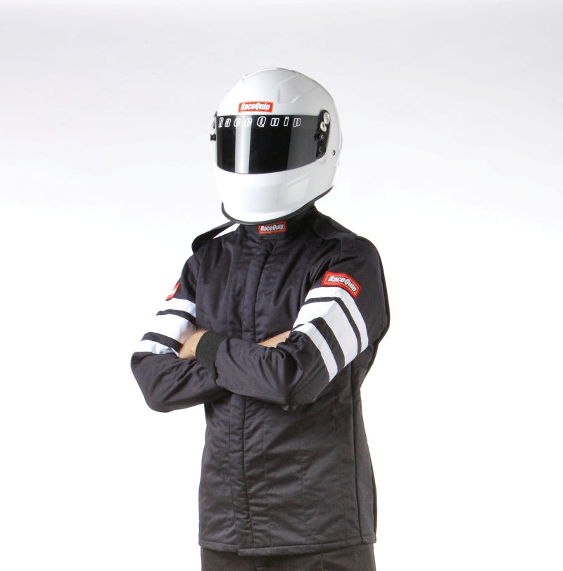 RaceQuip Black SFI-5 Jacket - XL Racing Jackets Racequip