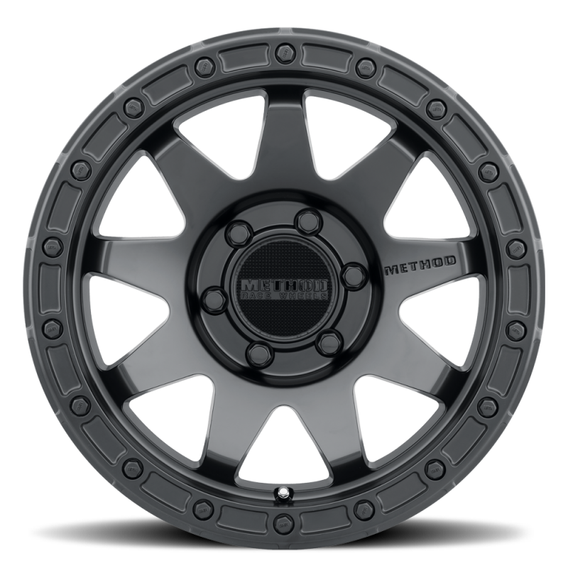 Method MR317 17x9 -12mm Offset 5x5 71.50mm CB Matte Black Wheel Wheels - Cast Method Wheels