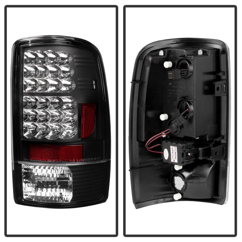 Spyder Chevy Suburban/Tahoe 1500/2500 00-06/GMC Yukon LED Tail Lights Black ALT-YD-CD00-LED-BK Tail Lights SPYDER