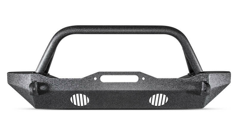 Body Armor 4x4 07-18 Jeep Wrangler JK Front Bumper Mid Stubby Bumpers - Steel Body Armor 4x4