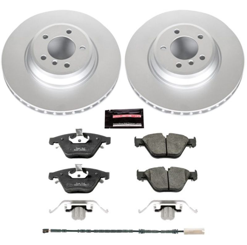 Power Stop 11-13 BMW 335i xDrive Front Z23 Evolution Sport Coated Brake Kit Brake Kits - Performance D&S PowerStop