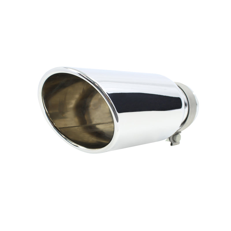 Go Rhino Exhaust Tip - Chrome - ID 3 1/2in x L 14in x OD 5in Tips Go Rhino