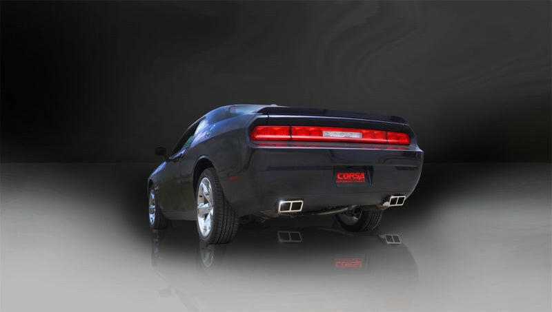 Corsa 2011-2014 Dodge Challenger R/T 5.7L V8 Polished Xtreme Cat-Back Exhaust Catback CORSA Performance