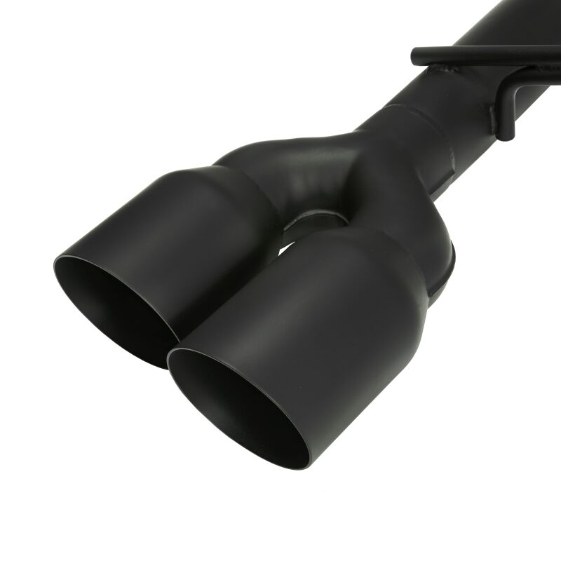 Remark 15-22 Subaru WRX STi VA Axle Back Exhaust Stainless Steel Single Wall Tip 4in Cerakote Black Axle Back Remark