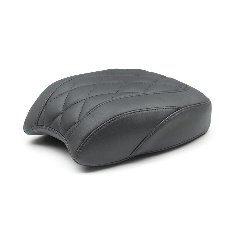 Mustang 18-21 Harley Softail Slim Wide Tripper Passenger Seat Diamond Stitch - Black Passenger Motorcycle Seats Mustang Motorcycle