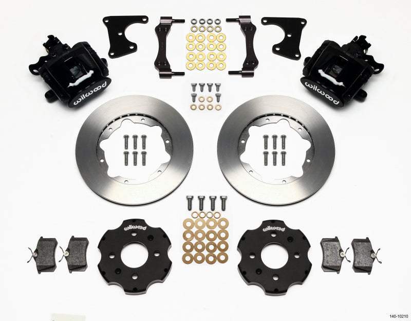 Wilwood Combination Parking Brake Rear Kit 11.00in Civic / Integra Drum 2.71 Hub Offset Brake Calipers - Perf Wilwood