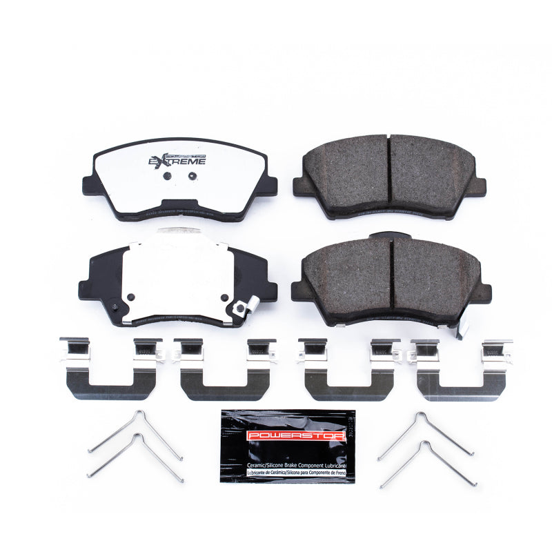 Power Stop 17-19 Hyundai Elantra Front Z36 Truck & Tow Brake Pads w/Hardware Brake Pads - Performance PowerStop
