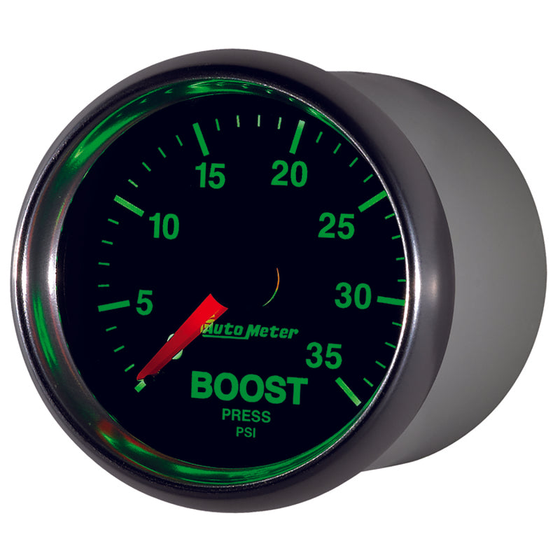 AutoMeter GS 2 1/16 inch 35PSI Mechanical Boost Gauge Gauges AutoMeter