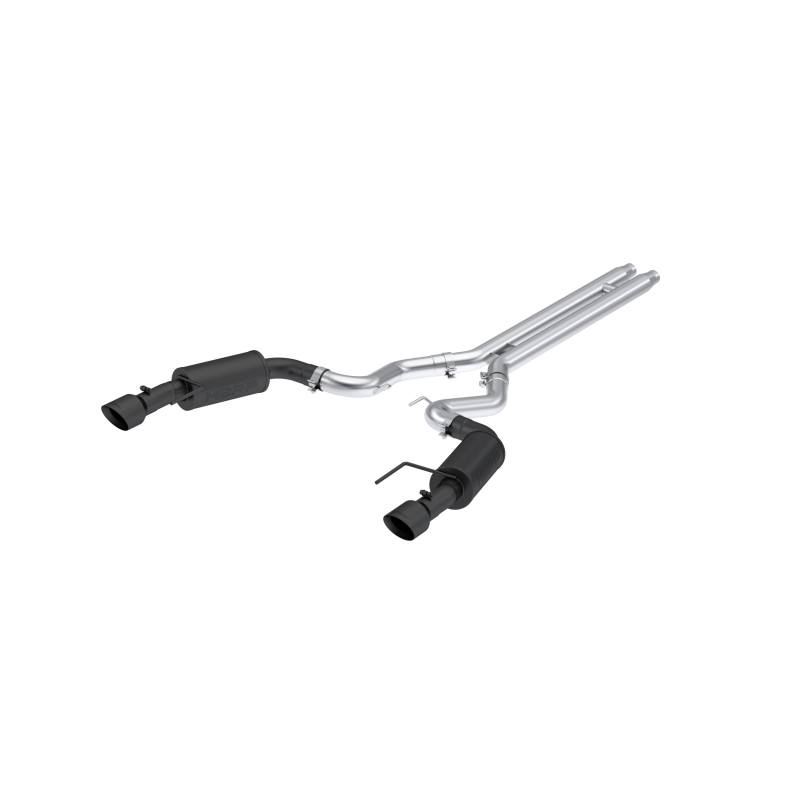 MBRP 2024 Ford Mustang GT S650, 5.0L 3in Cat-Back Dual Split Rear, Black-Coated (street) Catback MBRP