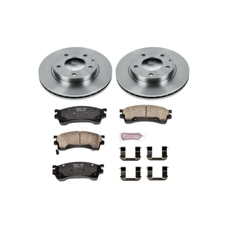 Power Stop 93-97 Ford Probe Front Autospecialty Brake Kit Brake Kits - OE PowerStop