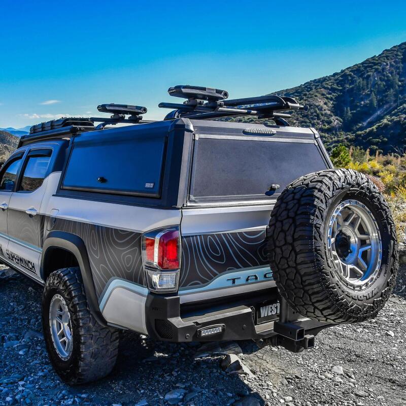 Westin EXP Truck Cap COMPLETE KIT A + BS (16-23 Toyota Tacoma 5.2ft. Bed) Bed Caps Westin