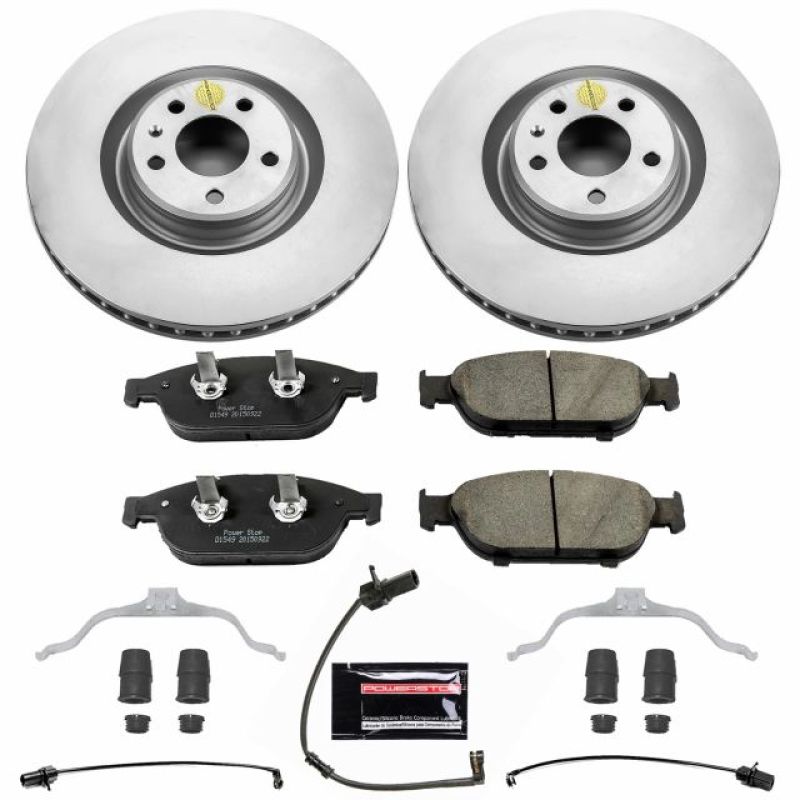 Power Stop 12-16 Audi A6 Quattro Front Z23 Evolution Sport Coated Brake Kit Brake Kits - Performance D&S PowerStop