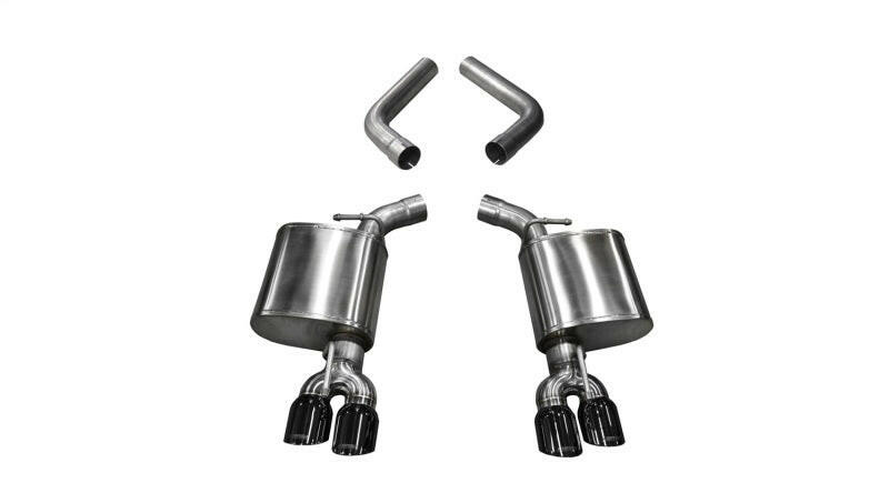 Corsa 2015-23 Dodge Challenger 6.4L/17-19 Challenger 5.7L Black Sport Axle-Back Exhaust w/3.5in Tips Axle Back CORSA Performance