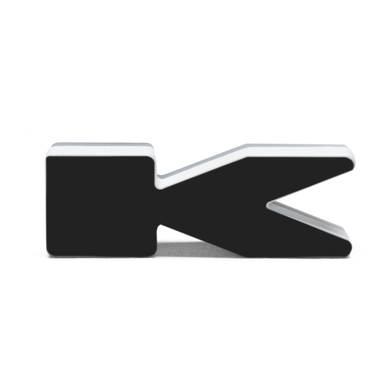 ORACLE Lighting Universal Illuminated LED Letter Badges - Matte Blk Surface Finish - K Light Accessories and Wiring ORACLE Lighting