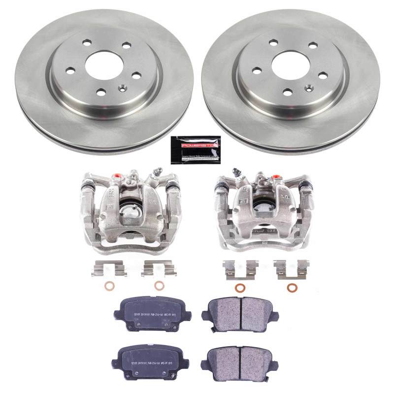 Power Stop 19-20 Cadillac XT4 Rear Autospecialty Kit w/Calipers Brake Kits - OE PowerStop