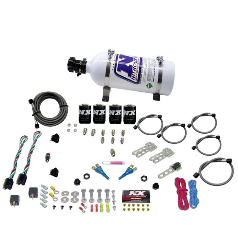 Nitrous Express Ford EFI Dual Stage Nitrous Kit (50-150HP x 2) w/5lb Bottle Nitrous Systems Nitrous Express