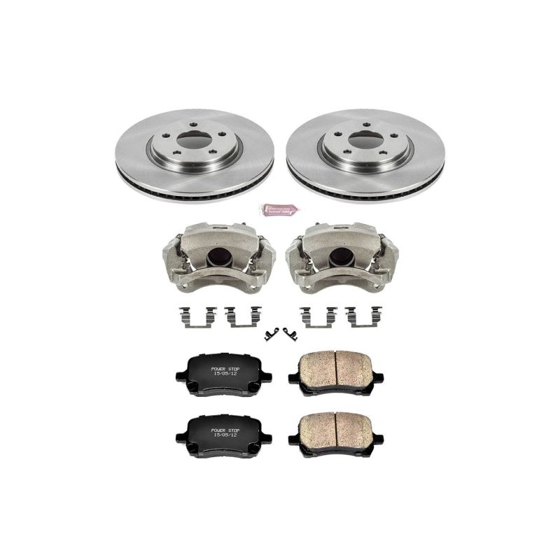 Power Stop 2007 Chevrolet Cobalt Front Autospecialty Brake Kit w/Calipers Brake Kits - OE PowerStop