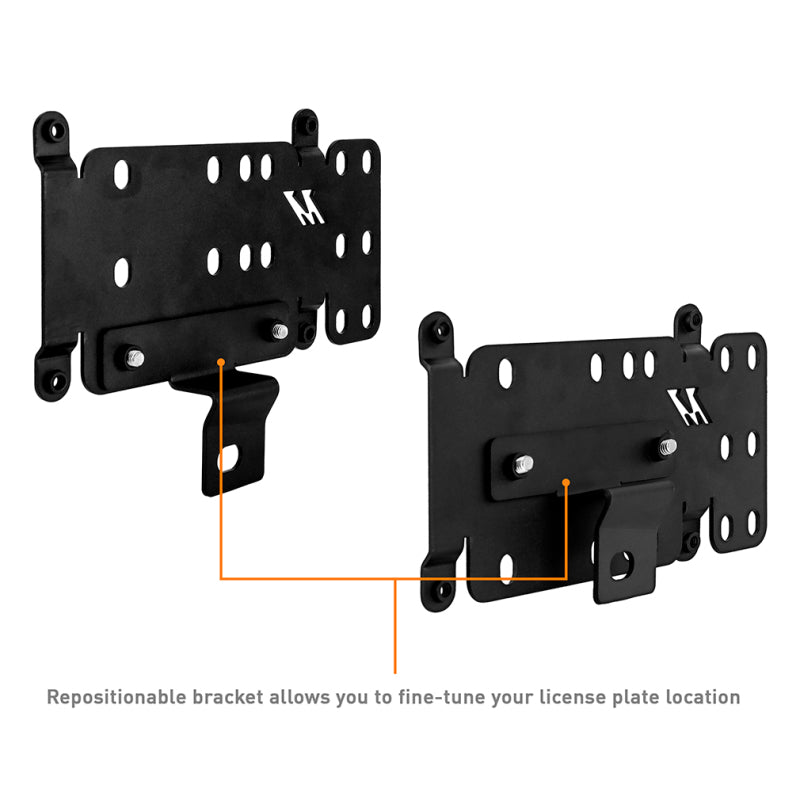 Mishimoto 2022+ Ford Bronco Capable Bumper License Plate Relocation License Plate Relocation Mishimoto