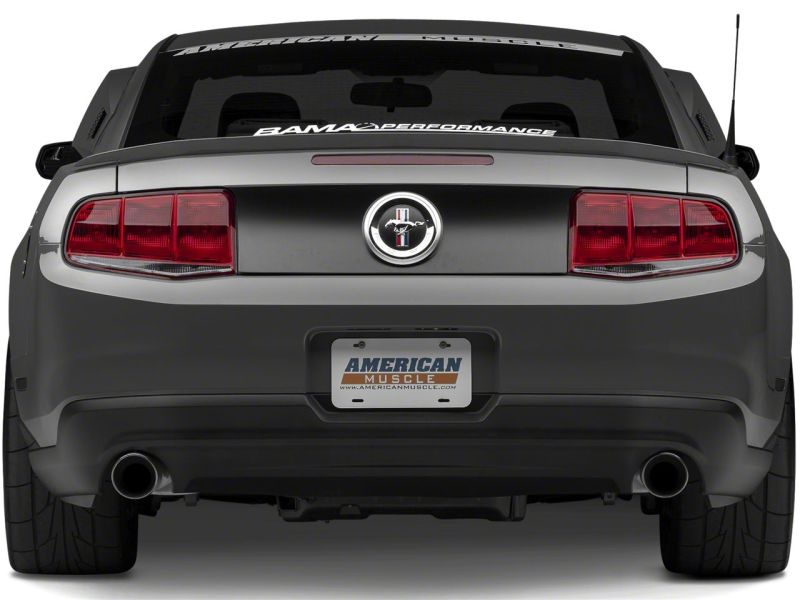 Raxiom 10-12 Ford Mustang Aero Tail Lights- Blk Housing (Smoked Lens) Tail Lights Raxiom