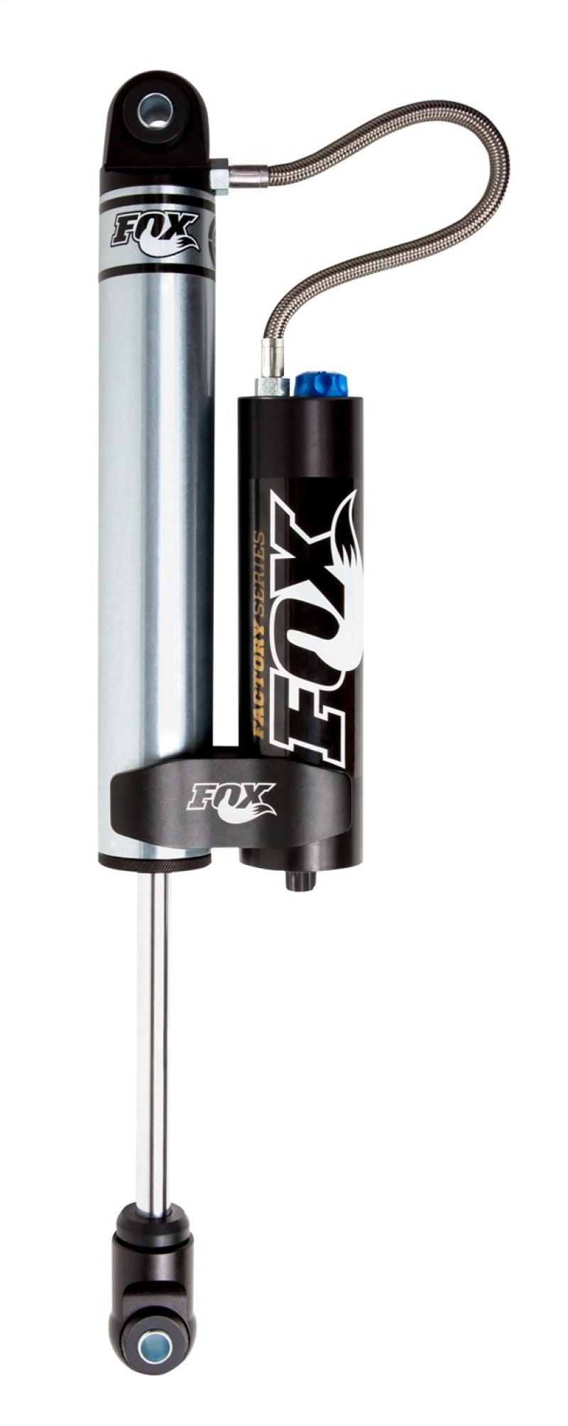 Fox 2.0 Factory Series 8.5in. Smooth Bdy Remote Res. Shock w/Hrglss Eyelet (Cust. Valv) CD Adj - Blk Shocks and Struts FOX