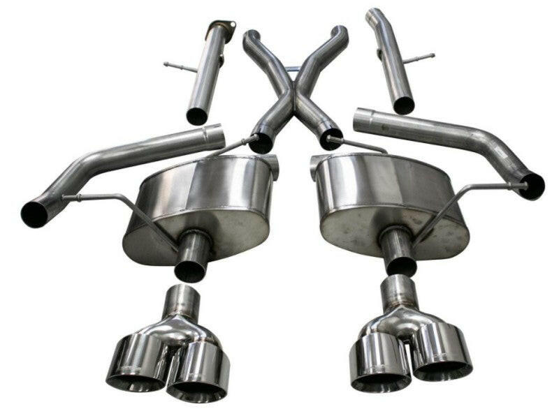 Corsa 18-21 Jeep Grand Cherokee TrackHawk 6.2L Xtreme Cat-Back Dual Rear Exit w/4.5in Polished Tips Catback CORSA Performance