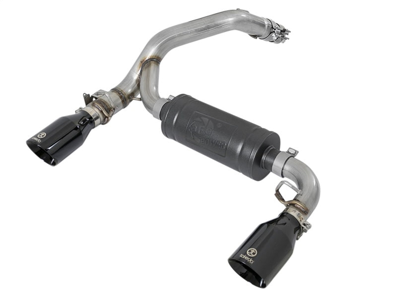 aFe Takeda 3in 304 SS Axle-Back Exhaust System w/ Black Tip 16-18 Ford Focus RS 2.3L (t) Axle Back aFe