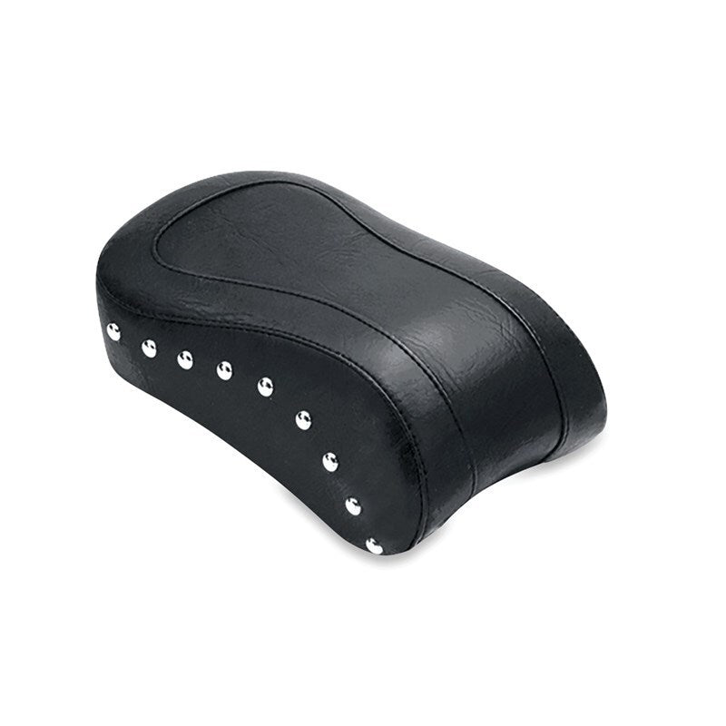 Mustang 00-15 Harley Softail Standard Rear Tire Wide Touring Passenger Seat w/Studs - Black Passenger Motorcycle Seats Mustang Motorcycle