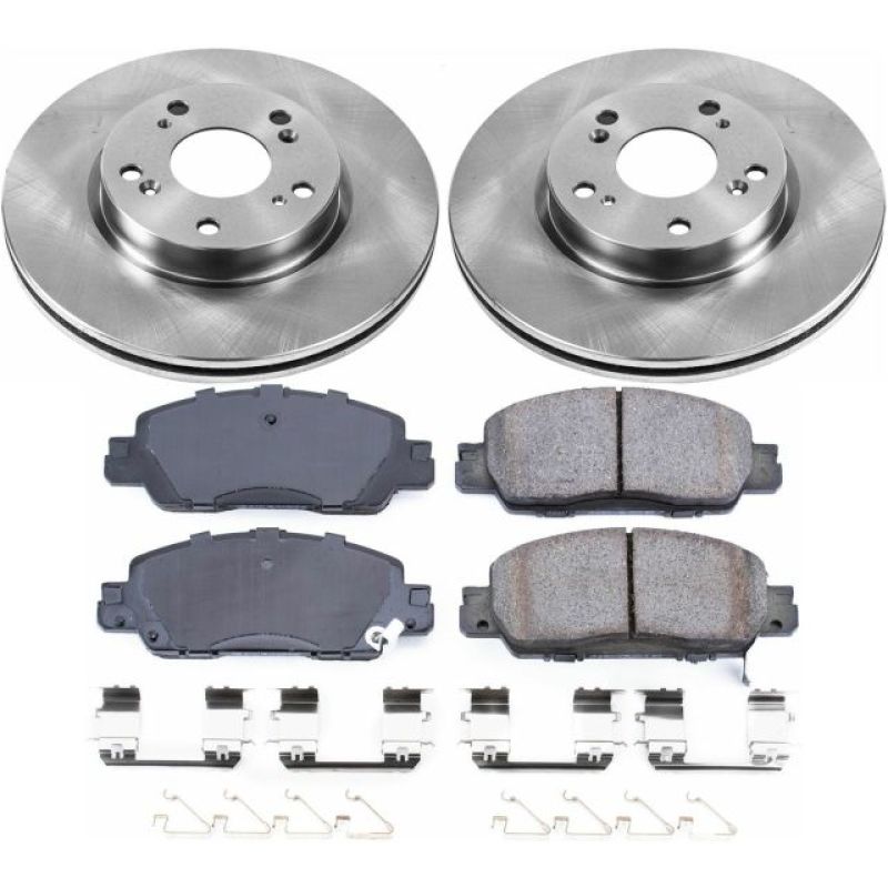 Power Stop 16-17 Honda Accord Front Autospecialty Brake Kit Brake Kits - OE PowerStop