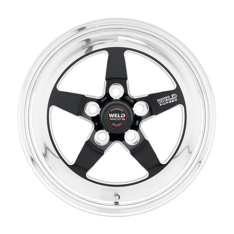 Weld S71 15x11.33 / 5x4.75 BP / 3.5in. BS Black Wheel (Medium Pad) - Non-Beadlock Wheels - Forged Weld
