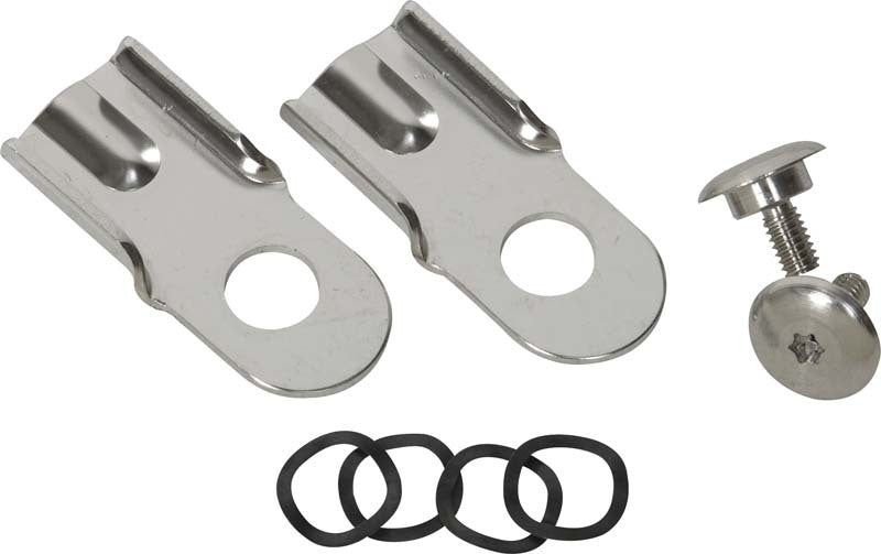 Kentrol 76-86 Jeep CJ8/CJ8 Tailgate Latch Pair CJ7/CJ8 - Polished Silver Tailgate Accessories Kentrol