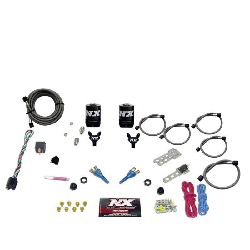Nitrous Express Dodge EFI Full Race Dual Nozzle Nitrous Kit (100-300HP) w/o Bottle Nitrous Systems Nitrous Express