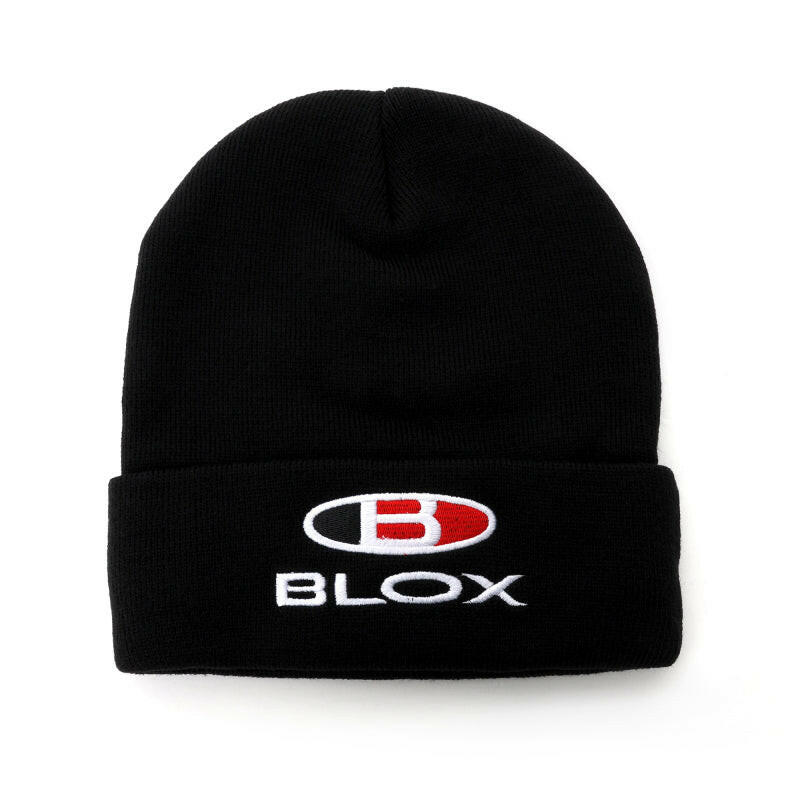 BLOX Racing Classic Beanie - Black w/ Stacked Logo Shirts BLOX Racing