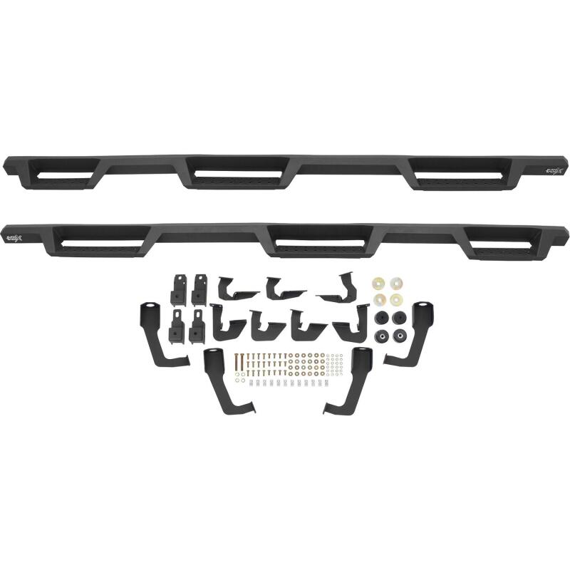 Westin/HDX 07-18 Chevrolet Silverado (Excl. Classic) 6.5ft. Bed Drop W2W Nerf Step Bars - Tex. Blk Nerf Bars Westin