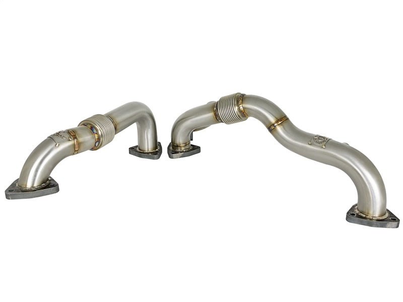aFe Twisted Steel Power Package Up-Pipes / Manifold 08-10 Ford Diesel Trucks V8 6.4L (td) Headers & Manifolds aFe