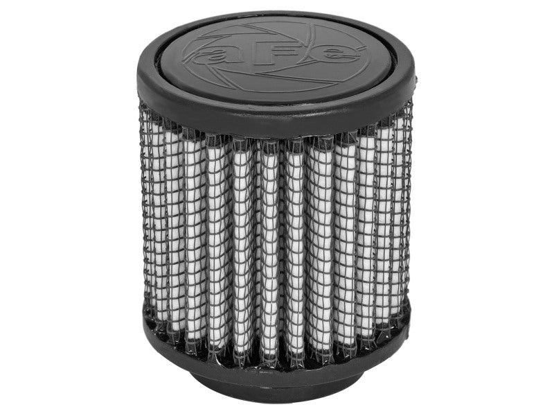 aFe Magnum FLOW Crankcase Vent Filter 1 IN F x 2-1/2 IN B x 2-1/2 IN T x 2-1/8 IN H Air Filters - Universal Fit aFe