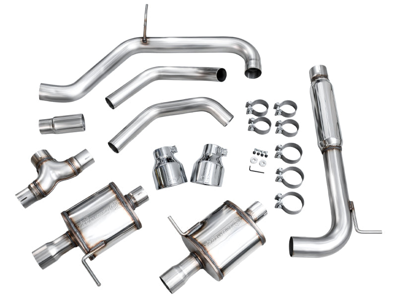 AWE Tuning 22-25 Volkswagen Jetta GLI Touring Edition Exhaust - Chrome Silver Tips Catback AWE Tuning