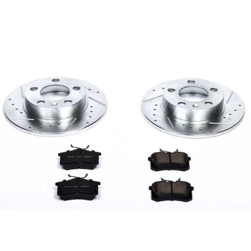 Power Stop 99-06 Audi TT Rear Z23 Evolution Sport Brake Kit Brake Kits - Performance D&S PowerStop