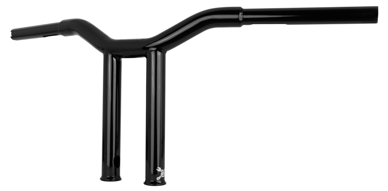 Burly Brand Dominator Straight 10in Satin Black 1.25in O.D. Handlebars Burly Brand