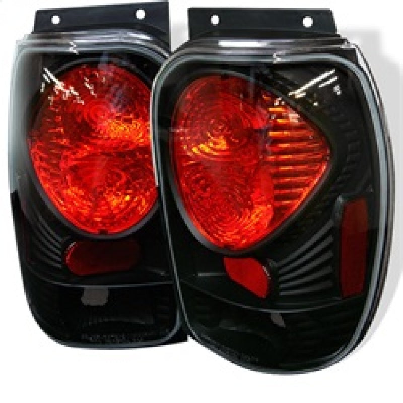 Spyder Ford Explorer 98-01 (Except 2001 Sport & Sport Trac) Euro Tail Lights Blk ALT-YD-FEXP98-BK Tail Lights SPYDER