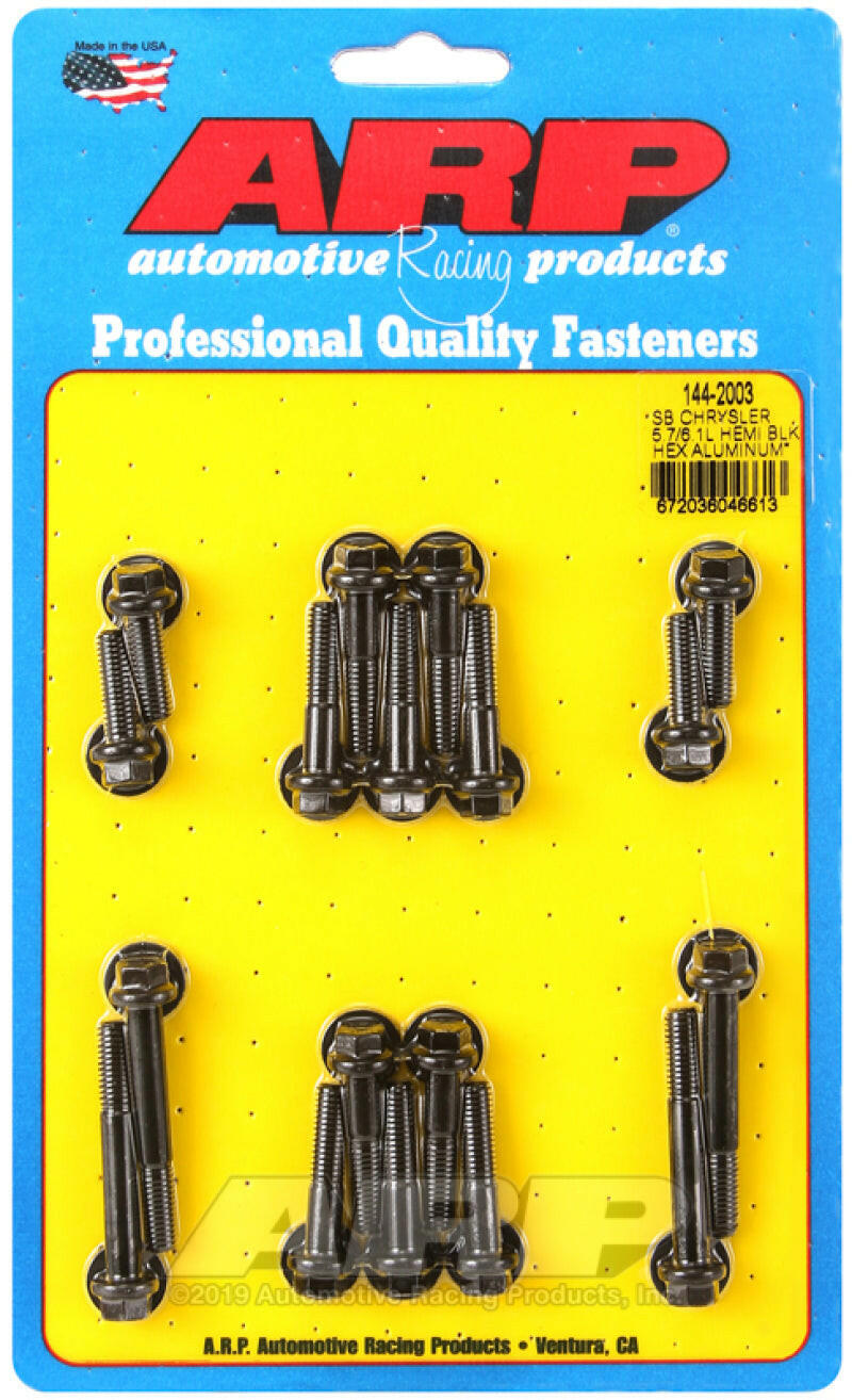ARP Small Block Chrysler 5.7/6.1L Hemi Hex Aluminum Intake Manifold Bolt Kit Hardware Kits - Other ARP