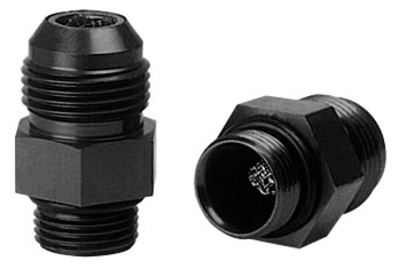 Moroso Dry Sump/External Oil Pump Fitting w/Screen -10An to -12An w/O-Ring - Aluminum - 2 Pack Fittings Moroso